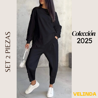 👋 ¿Lista para robar miradas con Conjunto de 2 Piezas Velinda? 🌟